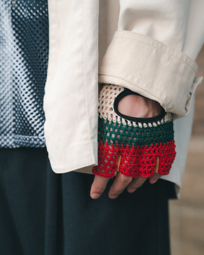 Crochet Cutoff Cycling Gloves